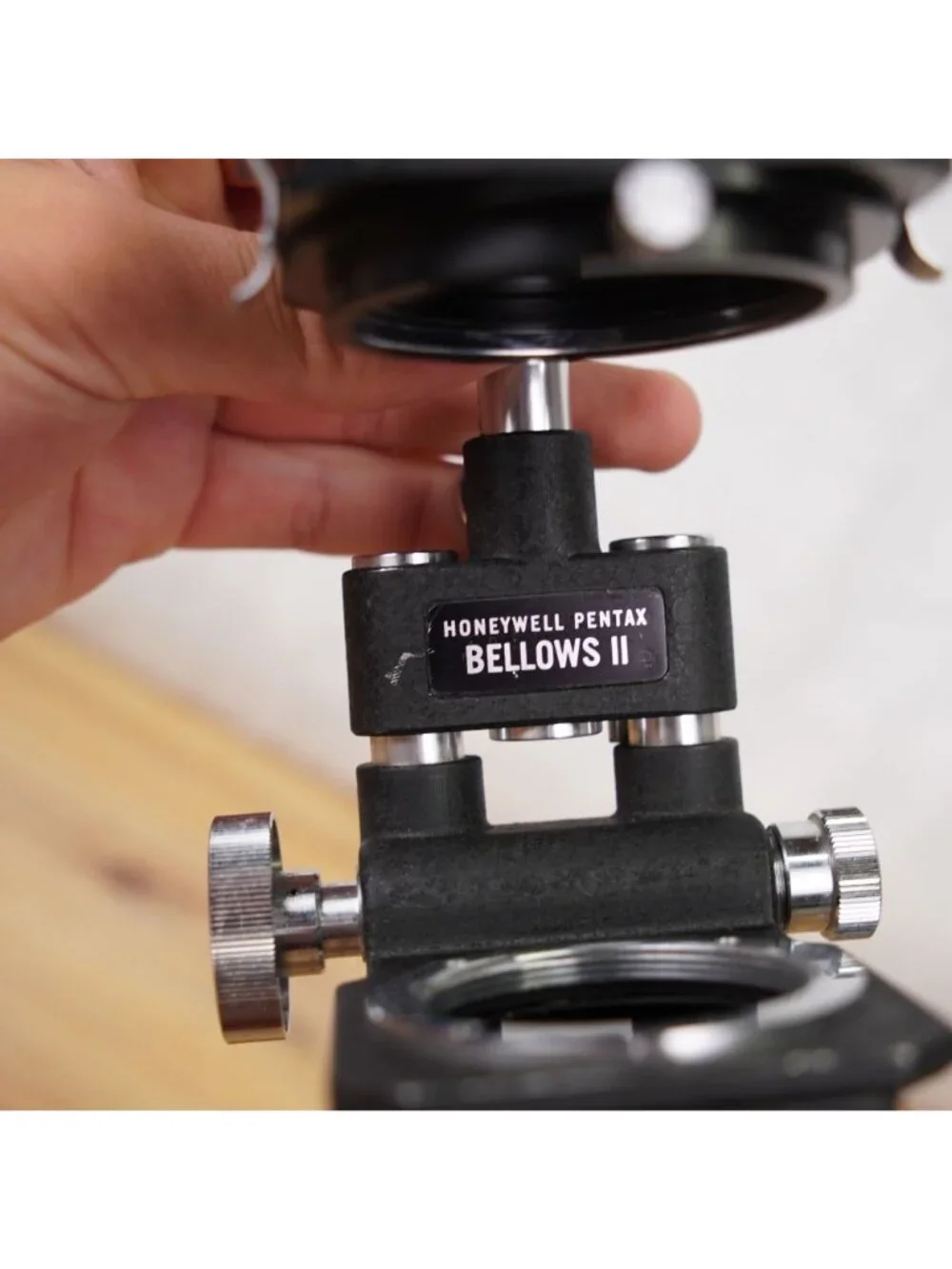 Honeywell Pentax Bellows II With Slide Copier For Precise Macro Photography